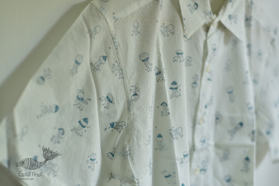 Sing of Spring ✯ Sanganeri ✯ Cotton Half Sleeve Shirt ✯ 24