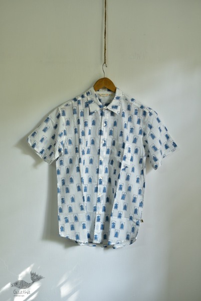 Sing of Spring ✯ Sanganeri ✯ Cotton Half Sleeve Shirt ✯ 26