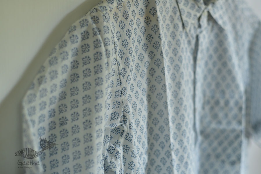 Sing of Spring ✯ Sanganeri ✯ Cotton Half Sleeve Shirt ✯ 31