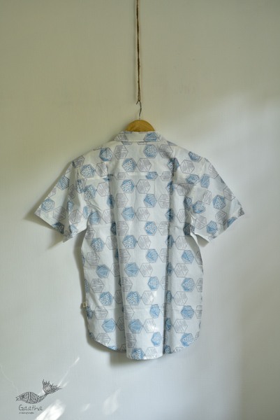 Sing of Spring ✯ Sanganeri ✯ Cotton Half Sleeve Shirt ✯ 32