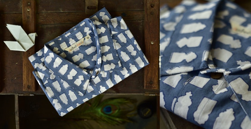 Sing of Spring ✯ Sanganeri ✯ Cotton Full Shirt ✯ 13