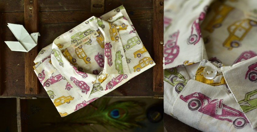 Sing of Spring ✯ Sanganeri ✯ Cotton Full Shirt ✯ 15