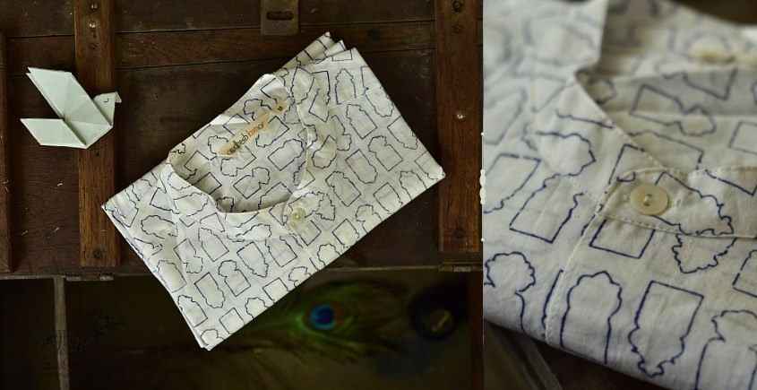 Sing of Spring ✯ Sanganeri ✯ Cotton Full Shirt ✯ 6
