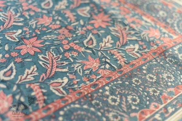 shop Sanganeri Hand block Printed Bedsheet