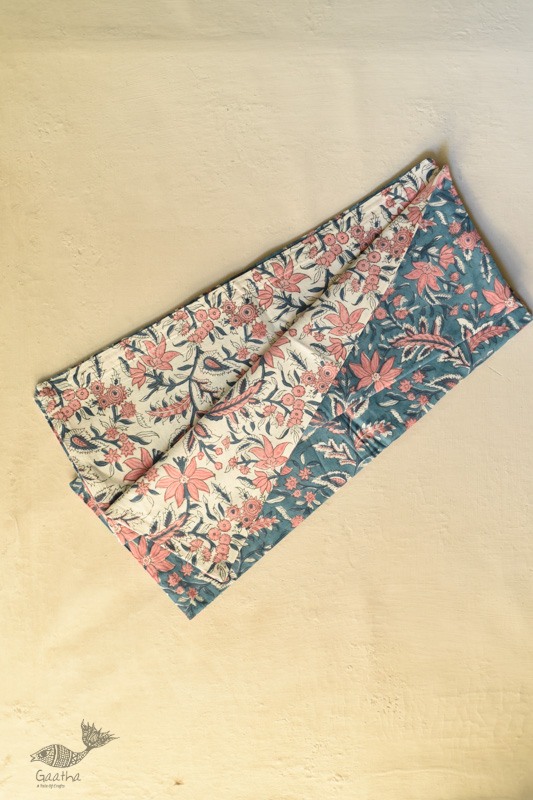 shop Sanganeri Hand block Printed Bedsheet