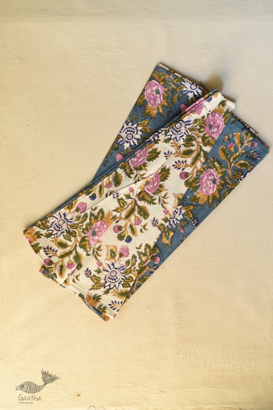 shop Sanganeri Hand block Printed Bedsheet