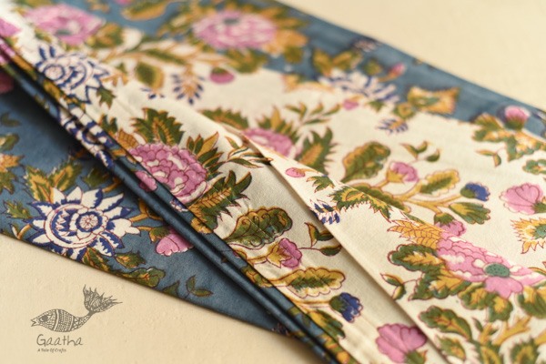 shop Sanganeri Hand block Printed Bedsheet