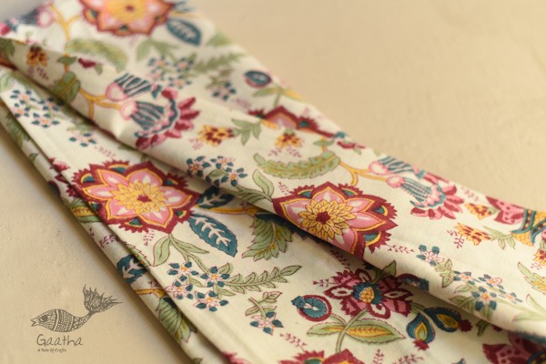shop Sanganeri Hand block Printed Bedsheet