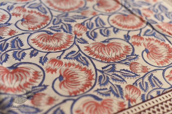 shop Sanganeri Hand block Printed Bedsheet