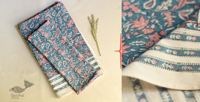 shop Sanganeri Hand block Printed Bedsheet