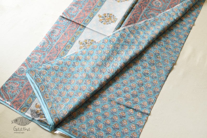 shop sanganeri block printed kota cotton saree