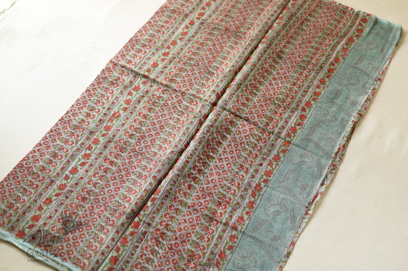 shop sanganeri block printed kota cotton saree