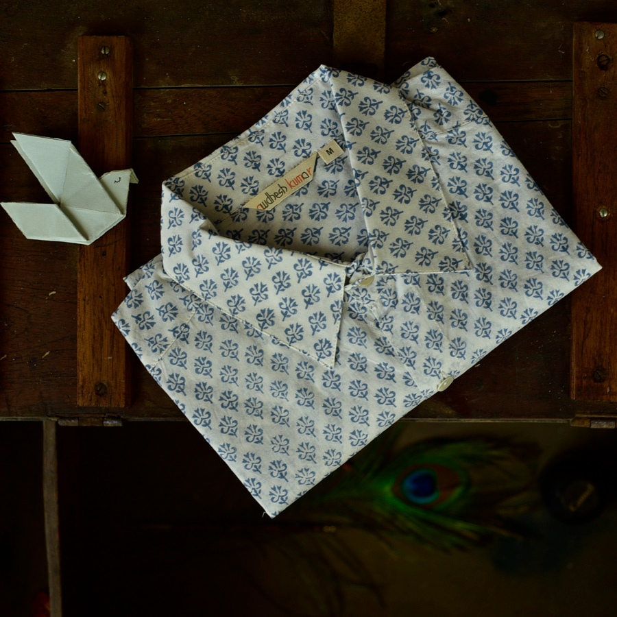Sing of Spring ✯ Sanganeri ✯ Cotton Full Shirt ✯ 16