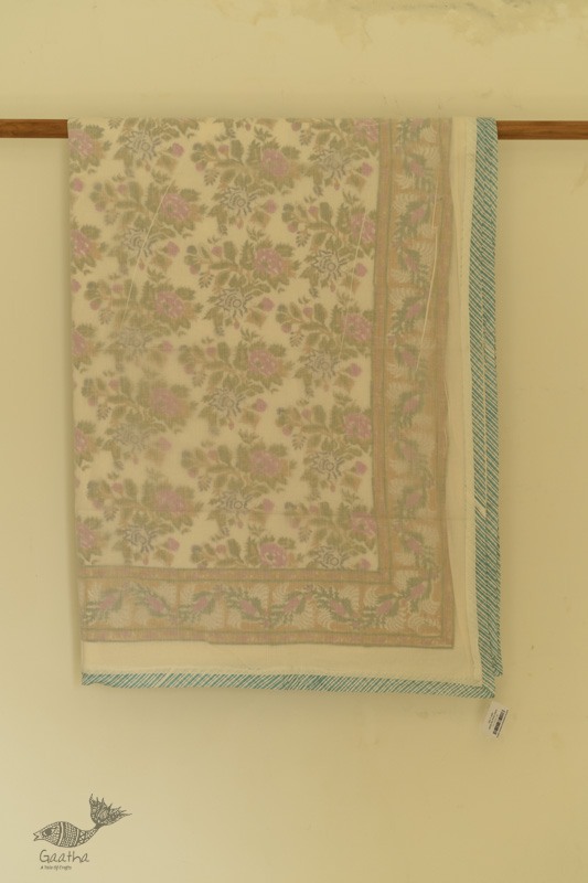shop Dohar Double Side Hand Block Printed Mul Cotton - Single bed