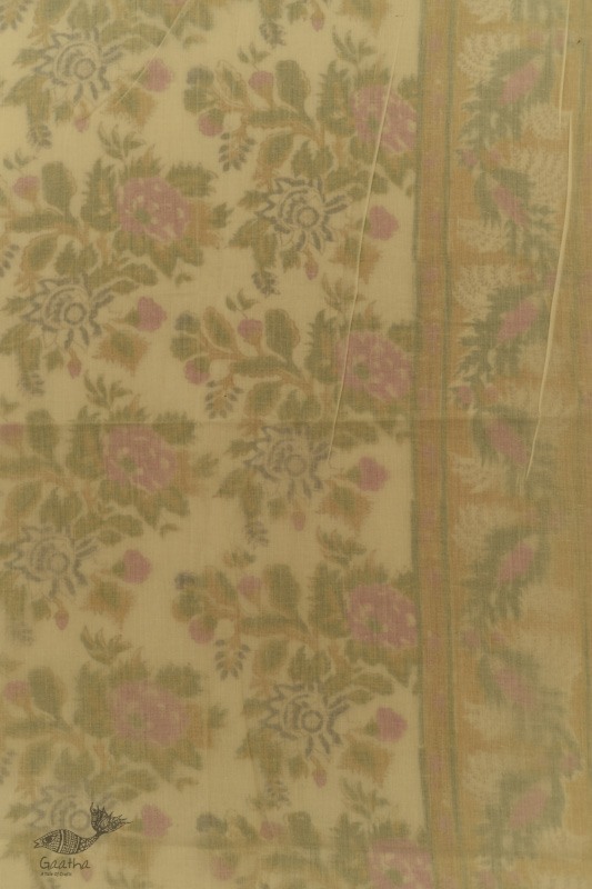 shop Dohar Double Side Hand Block Printed Mul Cotton - Single bed