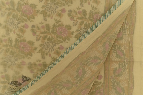 shop Dohar Double Side Hand Block Printed Mul Cotton - Single bed