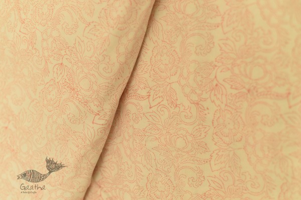 shop Sanganeri Hand Block Printed Flannel with Cotton Filling - Double Bed