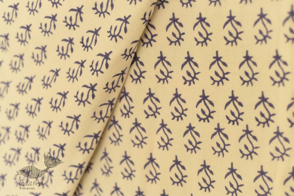 shop Sanganeri Hand Block Printed Flannel with Cotton Filling - Double Bed