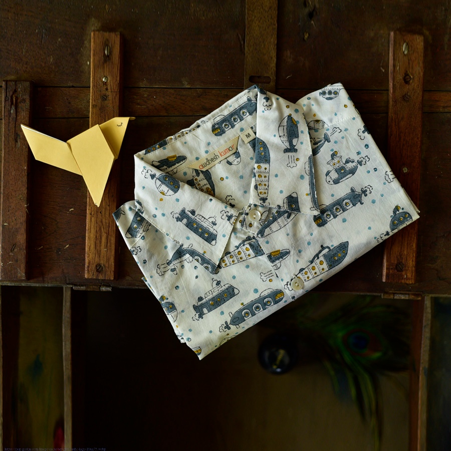 Sing of Spring ✯ Sanganeri ✯ Cotton Half Sleeve Shirt ✯ 21