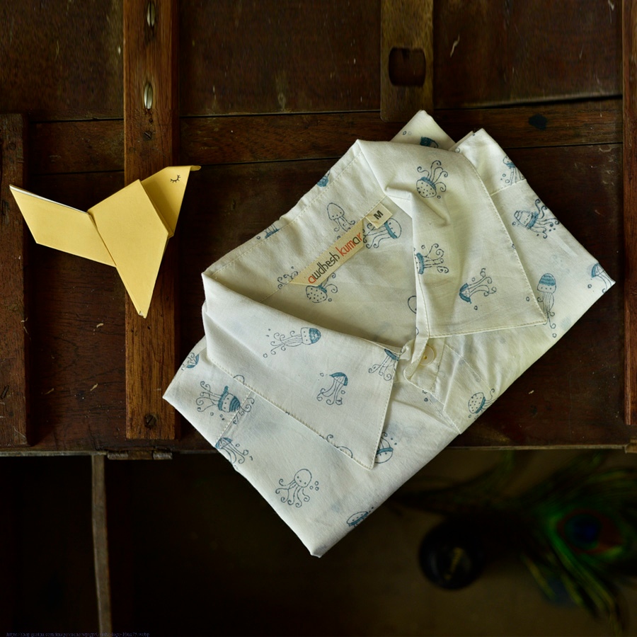 Sing of Spring ✯ Sanganeri ✯ Cotton Half Sleeve Shirt ✯ 24