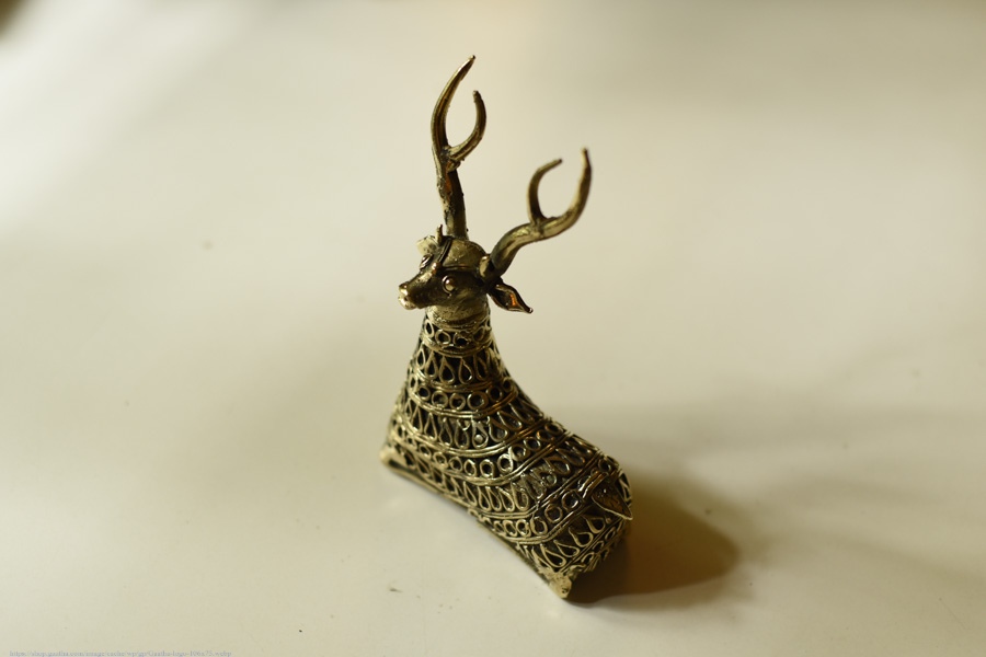 buy Handmade Brass Dhokra - Hiran / Deer