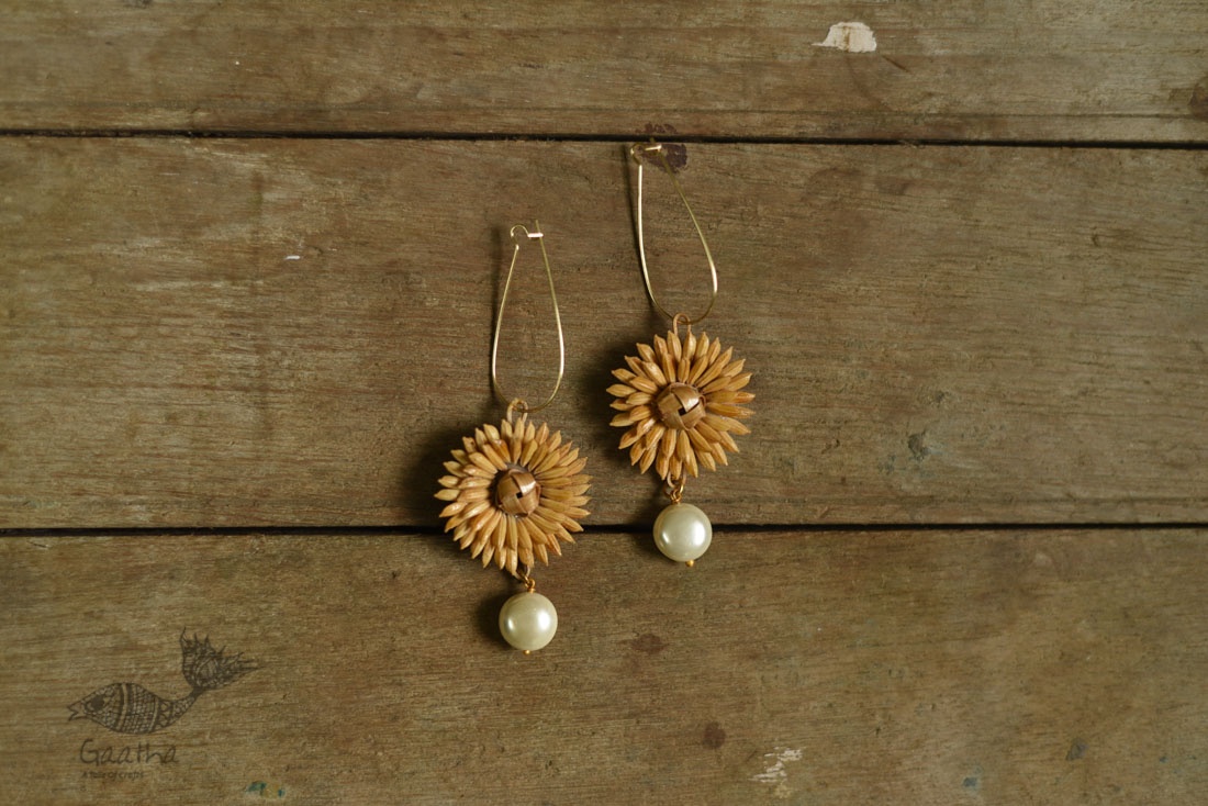 shop handmade bamboo Earrings