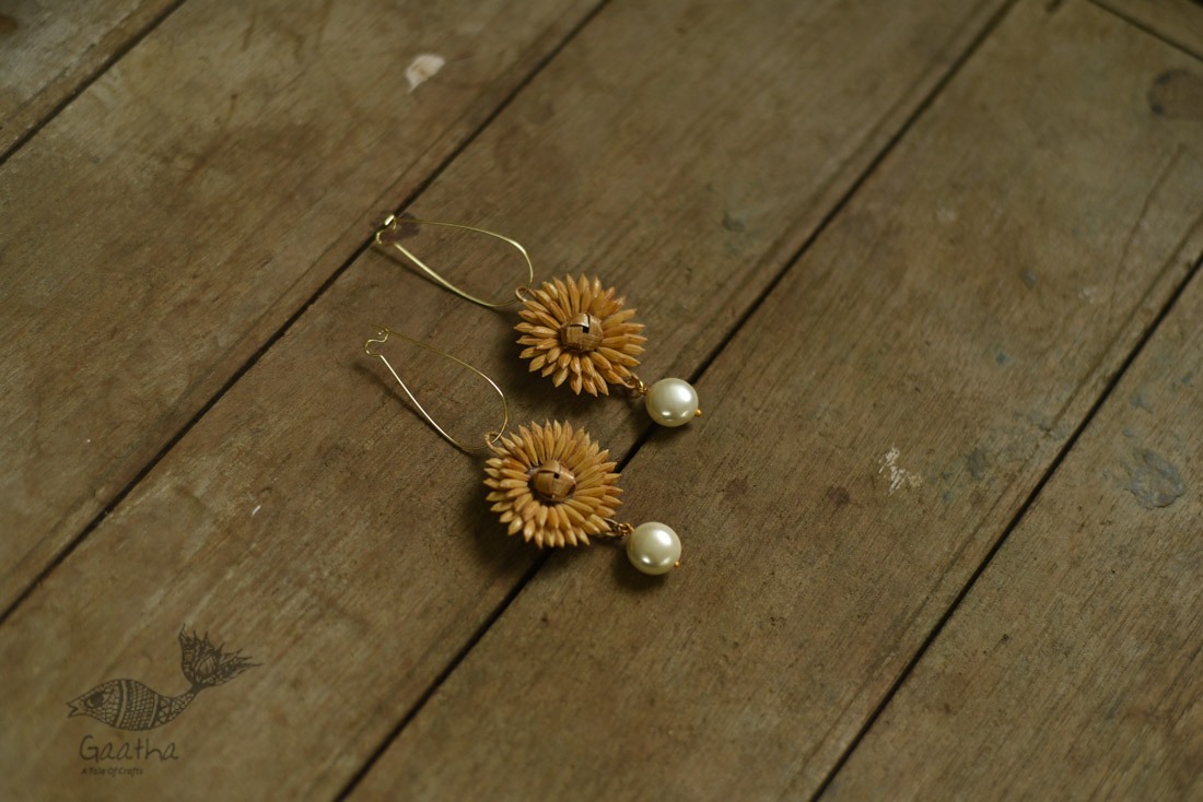 shop handmade bamboo Earrings