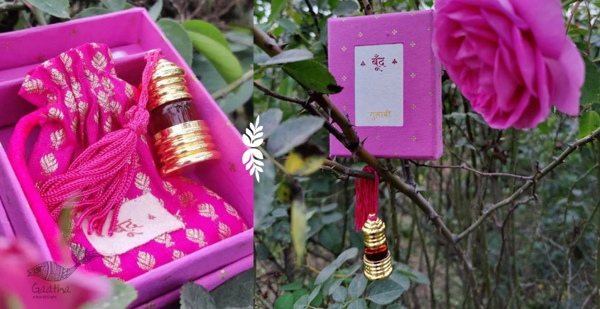 Pure organic fragrance of Kannauj Rose - Fragrant oil