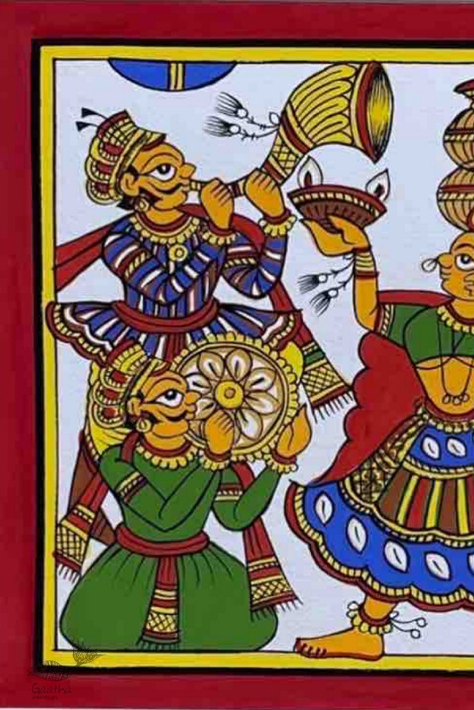 shop Phad Painting - Enjoying Dance & Music