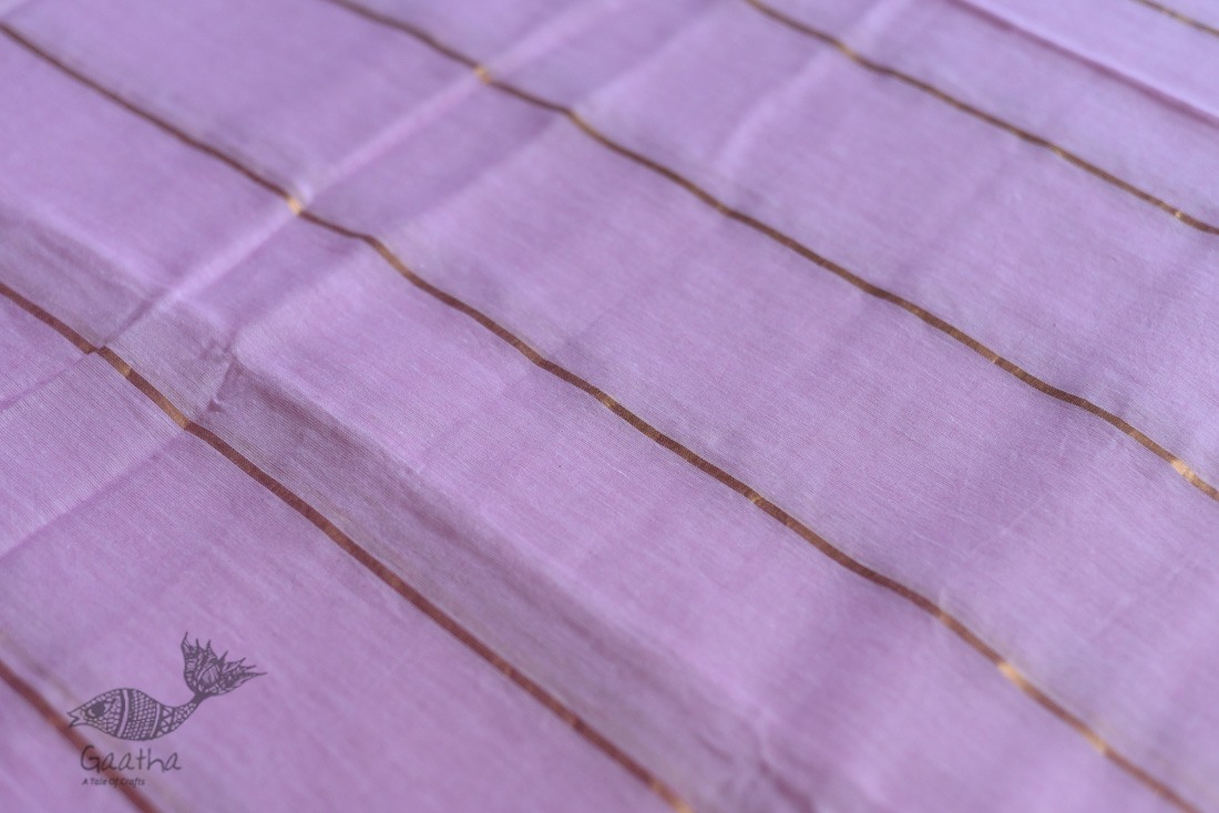 shop Handwoven cotton saree Pink