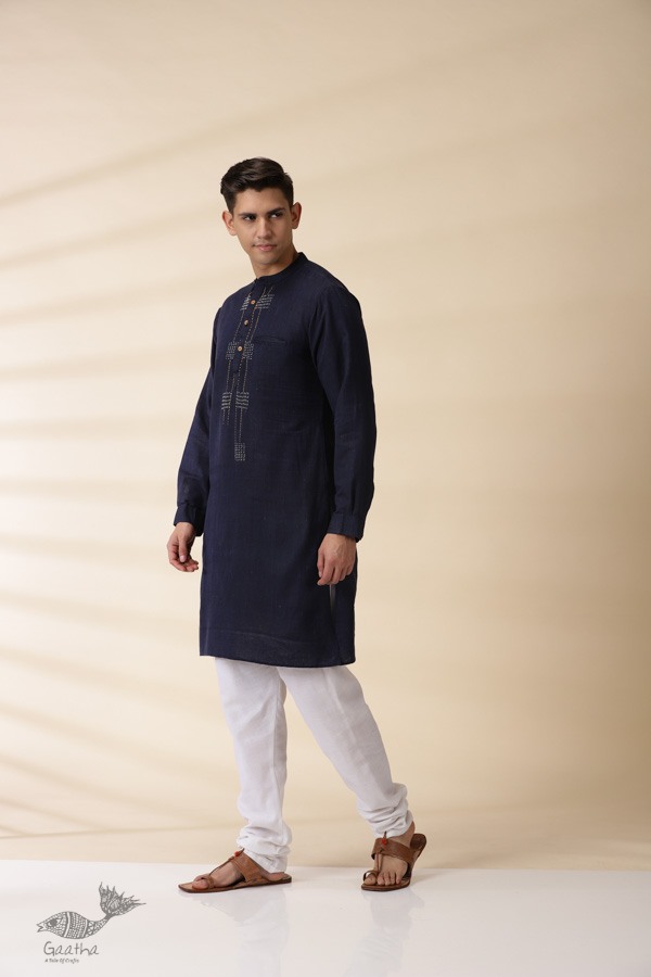 shop Handwoven Cotton Kurta