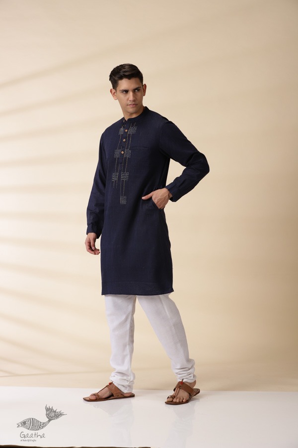 shop Handwoven Cotton Kurta