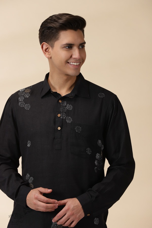 shop Handwoven Cotton Kurta