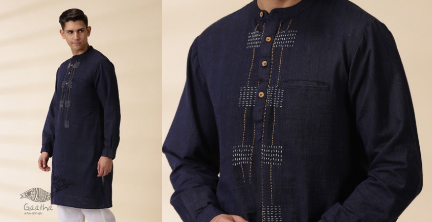 shop Handwoven Cotton Kurta