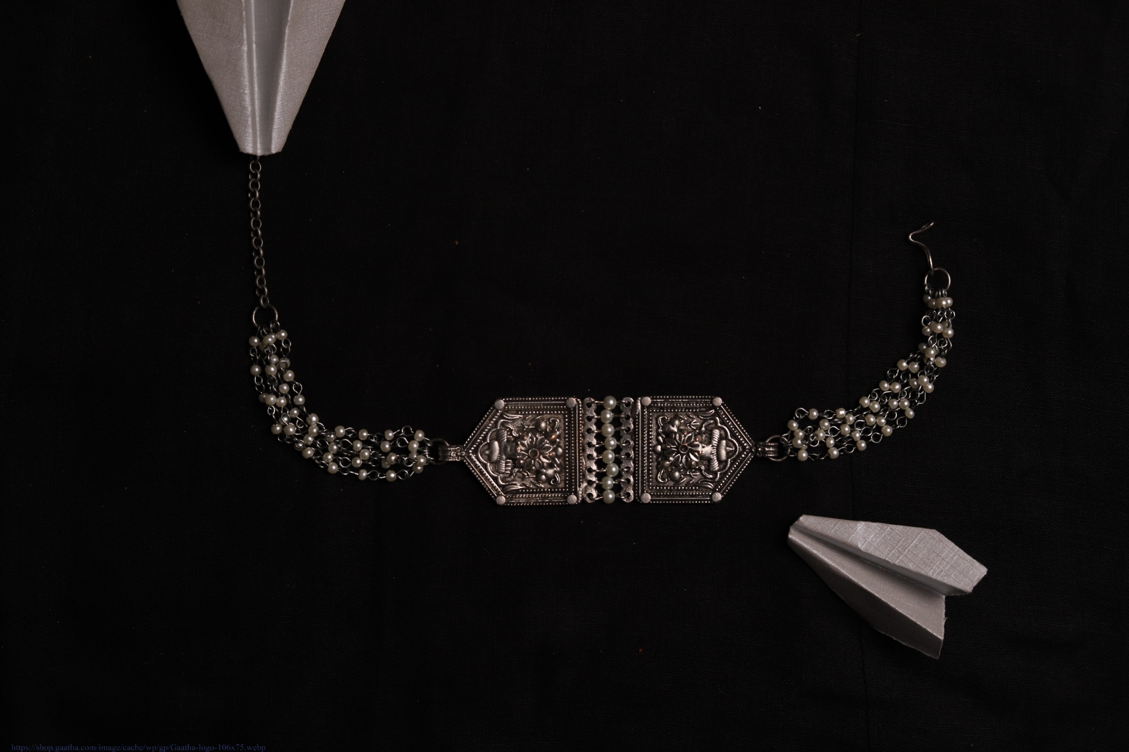 रेवती ✽ Choras Choker with Pearl Strings ✽ Necklace ✽ 4
