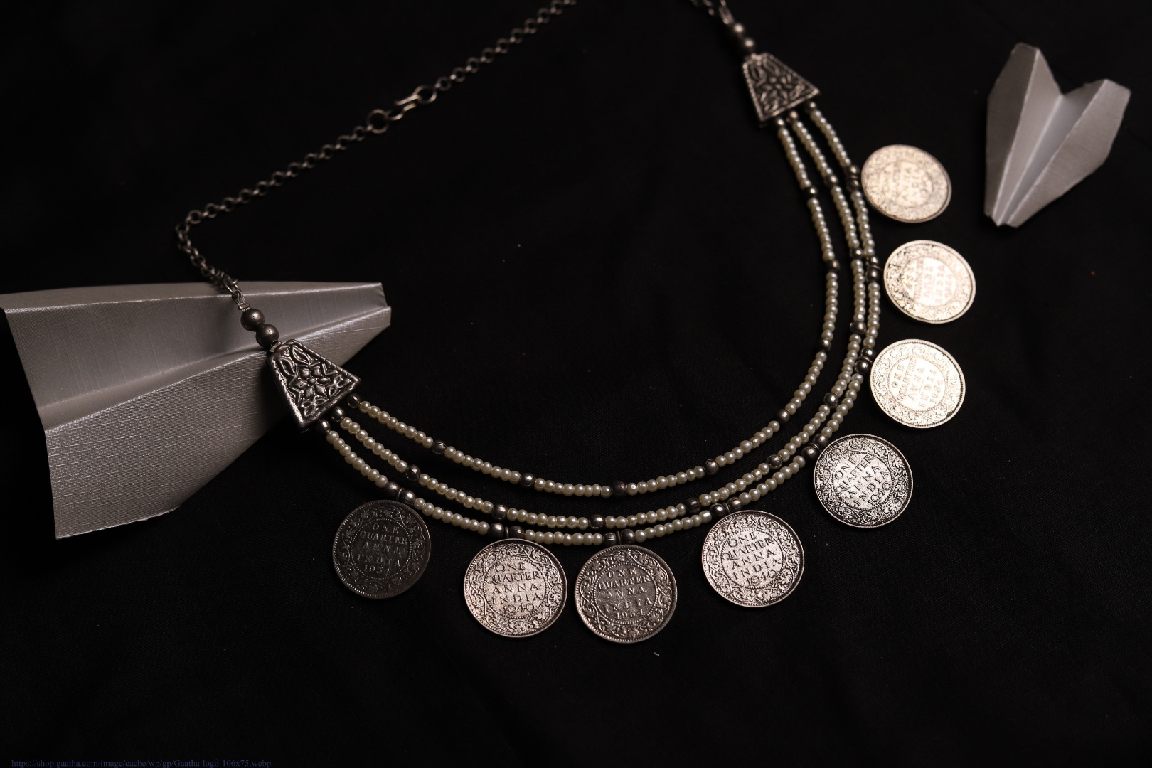रेवती ✽ Paisa Choker with a Pearl Neckline ✽ Necklace ✽ 9