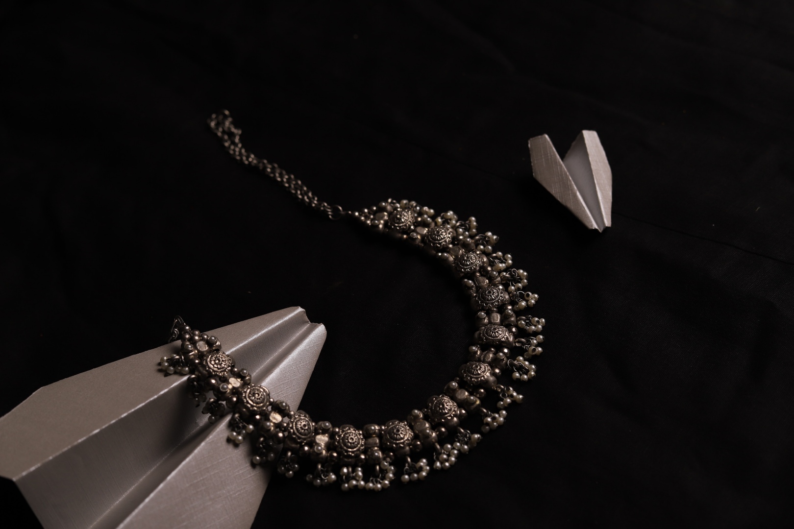 रेवती  ✽ Royal Choker with Pearl Bunches ✽ Necklace ✽ 13