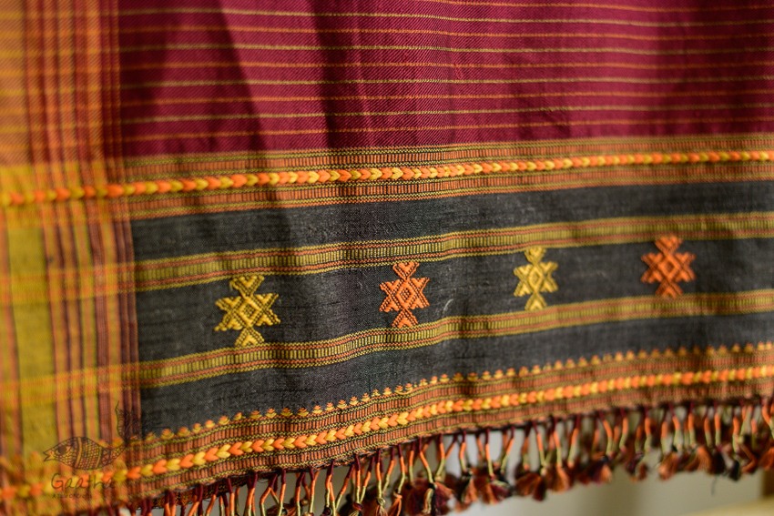 shop online Bhujodi Cotton Tussar Silk Dupatta 15