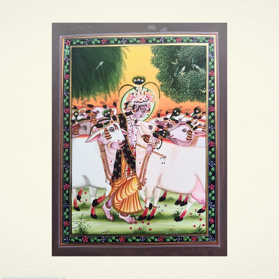 shop Miniature Painting - Nand Gopal
