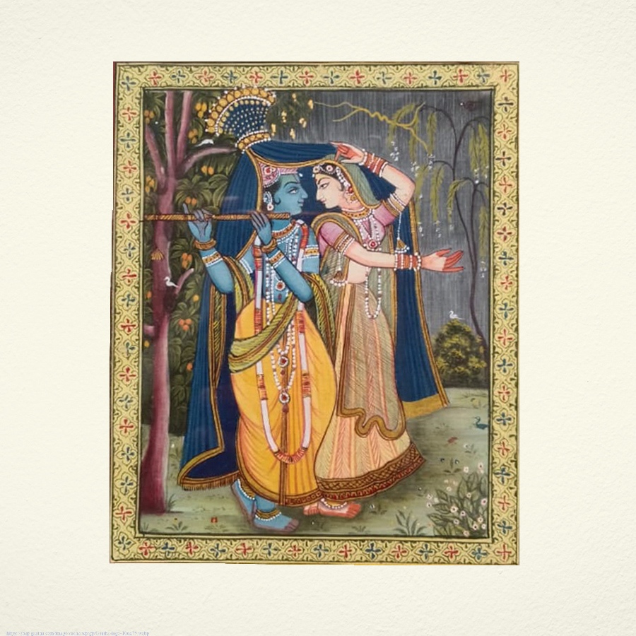 shop Miniature Painting - Radha Mohan