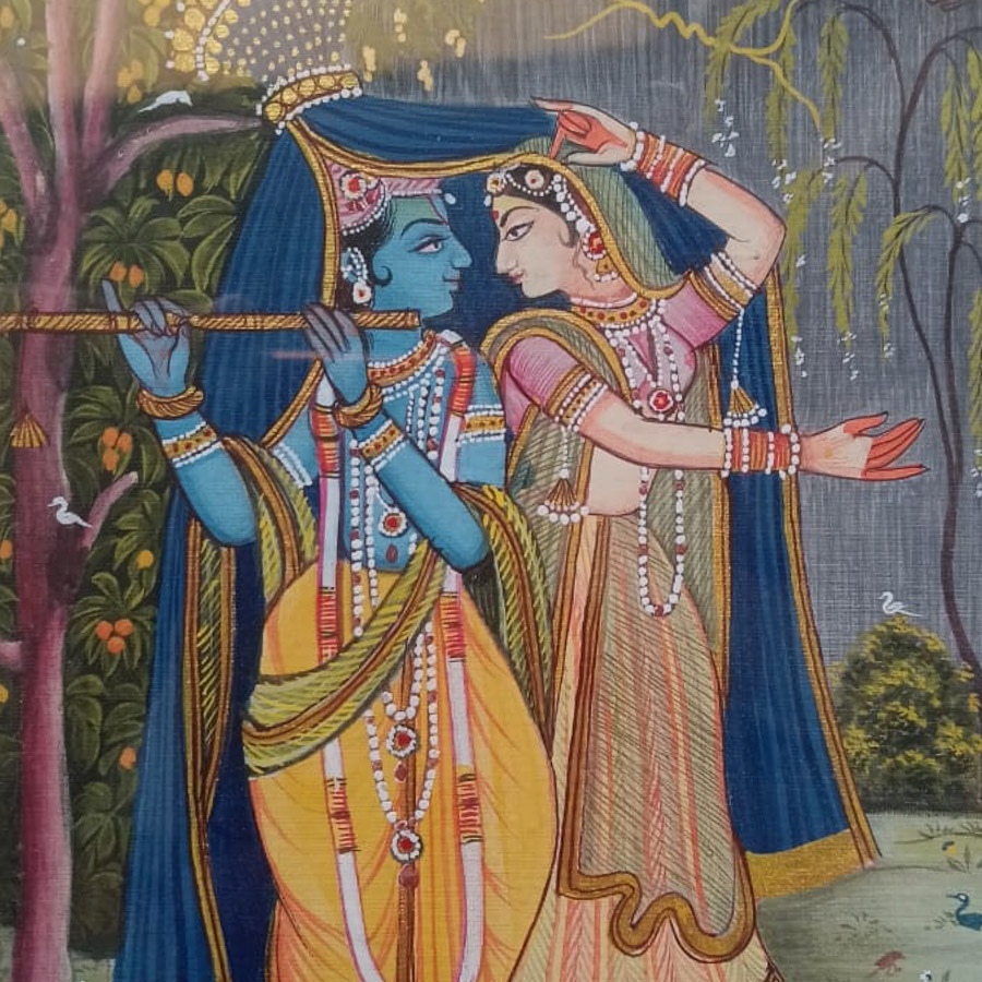 shop Miniature Painting - Radha Mohan