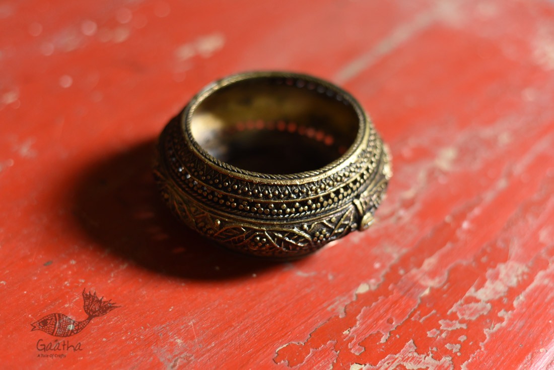 Bell Metal ~ Handcrafted Brass  Ash Tray