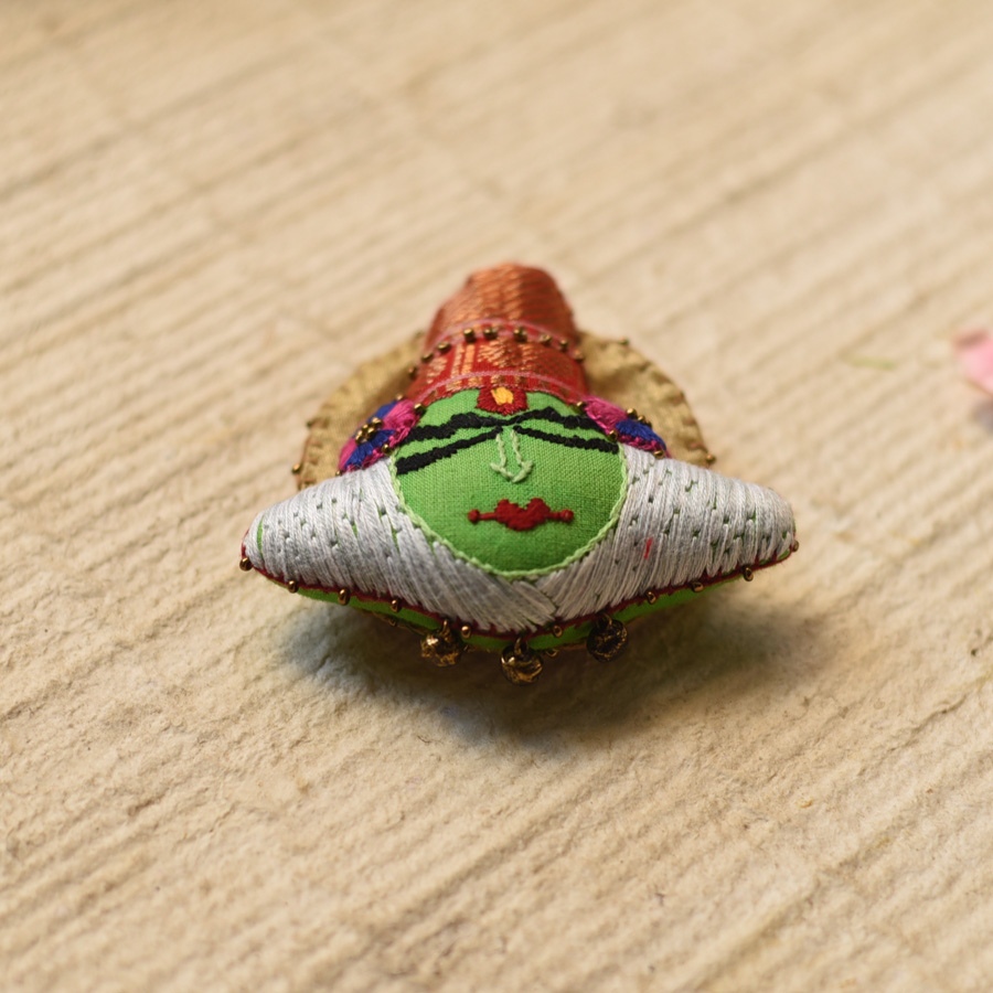 Shop Handcrafted Brooch Pin -Kathakali Brooch