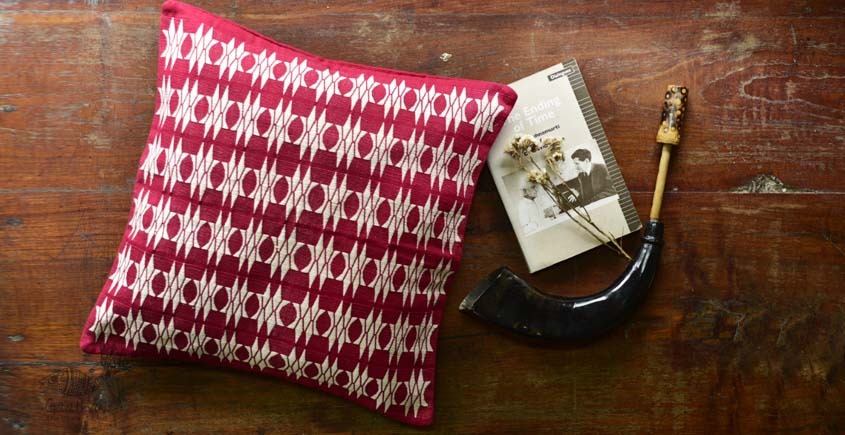 shop online handmade naga loinloom cotton Cushion Cover