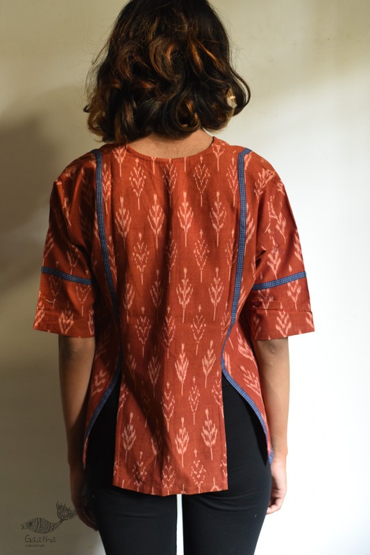 shop Handloom Cotton Ikat Dress