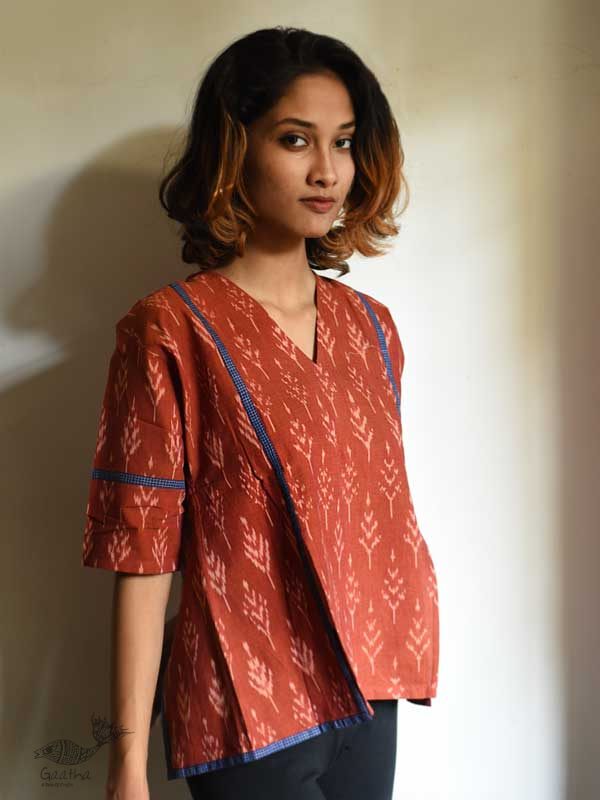 shop Handloom Cotton Ikat Dress