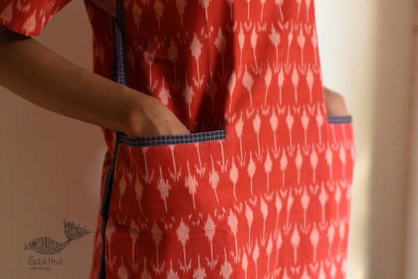 shop Handloom Cotton Ikat Dress