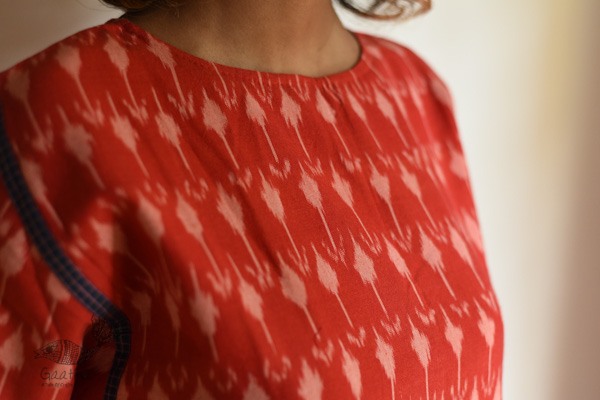 shop Handloom Cotton Ikat Dress