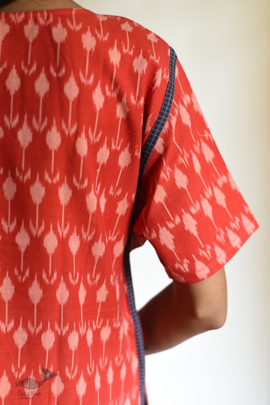shop Handloom Cotton Ikat Dress