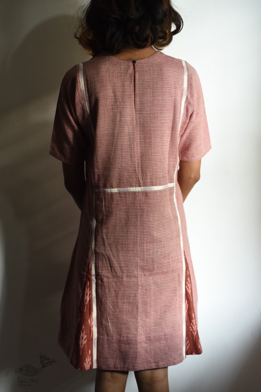 shop Handloom Cotton Ikat Dress